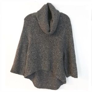 Theory Cowl Neck Cozy Sweater in Gray, P/TP